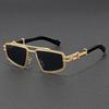 European American Retro Classic Sunglasses Men High End Punk Street Style Vintage Fashion Eyewear