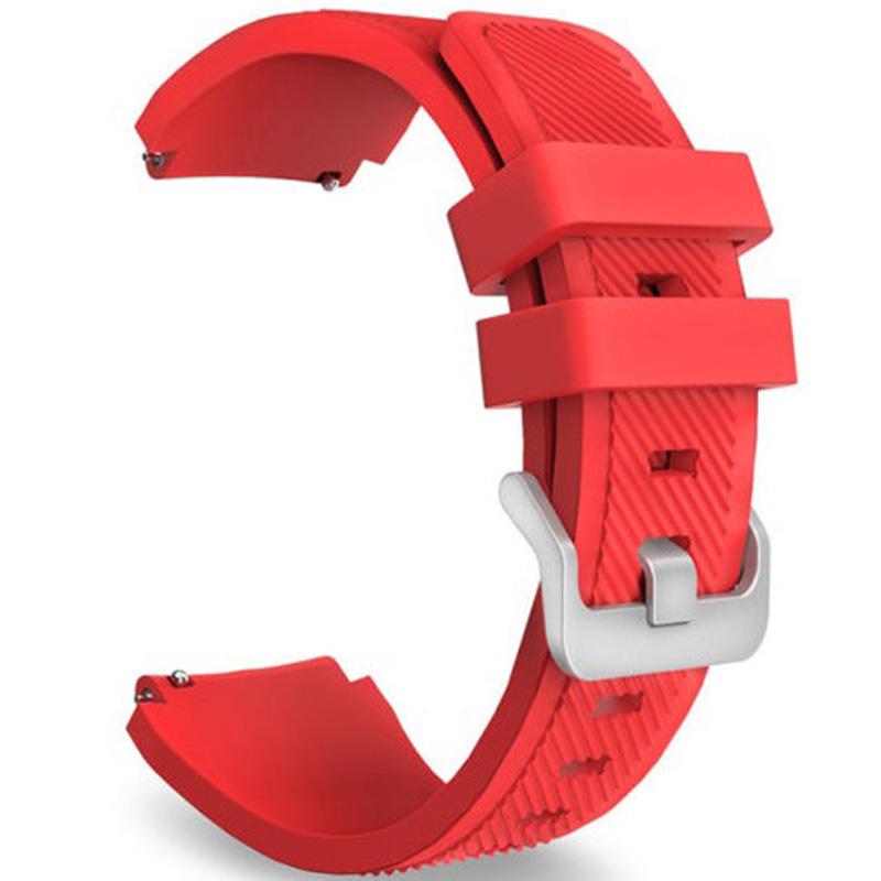 Quick Release Silicone Replacement Strap Wrist Watch Band with Stainless Metal Clasp for Samsung Gear S3