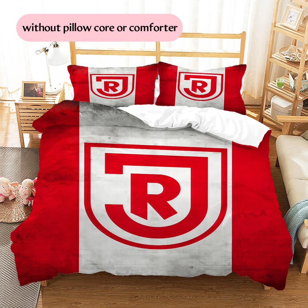 SSV Jahn Regensburg Pattern Bedding Quilt Set  Home Decoration  Gift (1 * duvet cover + 2 * pillowcase  without core)