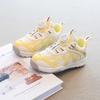 Kids Breathable Mesh Sneakers With Rotary Buckle Soft Rubber Sole Non-Slip Casual Shoes Boys Girls