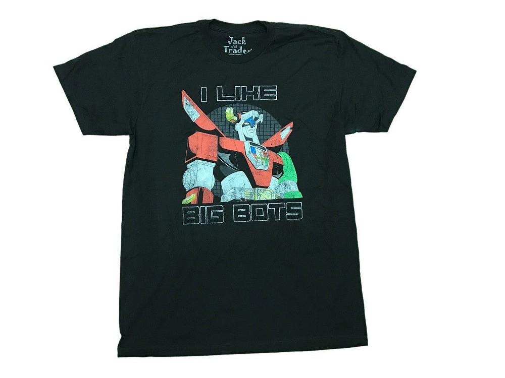 Voltron I Like Big Bots Adult T-Shirt Unisex T-Shirt S