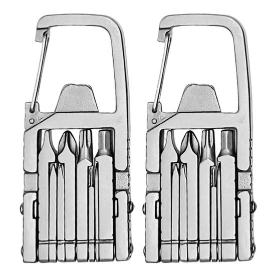 

1/2 шт., многофункциональный инструмент для отдыха на природе, 12 в 1, нержавеющая сталь, многоцелевая отвертка, открывалка для бутылок, карманные инструменты, портативный инструмент для кемпинга, пешего туризма, походов, дома 2pcs