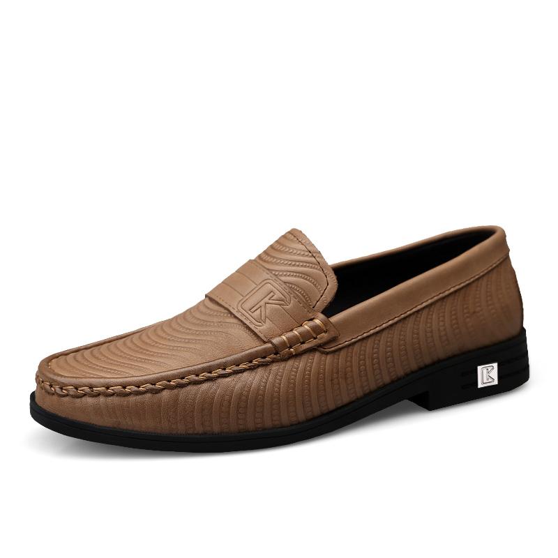 

Мужские мокасины из натуральной кожи класса люкс, повседневные туфли без застежек, мокасины, весна-лето, мужские туфли для вождения, обувь для отдыха и прогулок 46 хаки