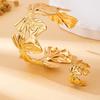 Chic Adjustable Metal Bowknot Bracelet for Women - European & American Style