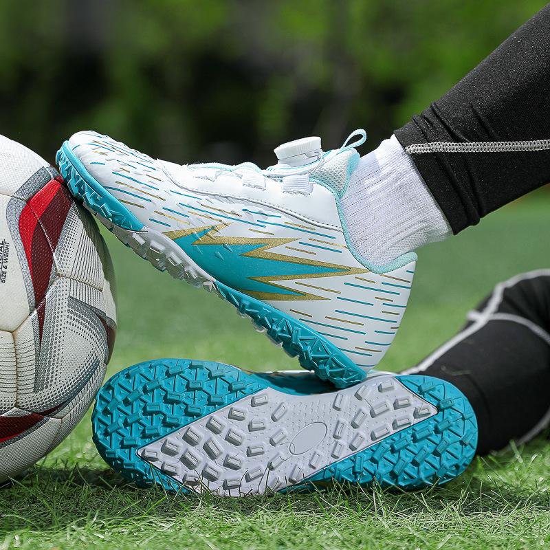 2025 Training New Student Football Shoes Children's Broken Buttons Spring and Autumn Boys Nail Children's Men's and Women's Rotating Price