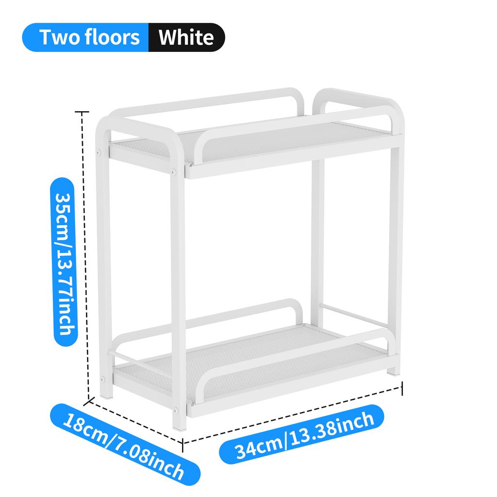 Door Type Iron Mesh Multifunctional Storage Rack