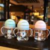 With Handle Anti-choke Plastic Children Water Cups Cartoon Feeding Bottles Learning Drinking Cup