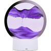 Dnil Moving Sand Art Lamp, 3D Moving Sand Art, Children's Desktop Art Toys, Quicksand Bedside Lamp, Creative Glass Sand Painting Colorful Night
