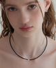 Tatiana (Silver 925) Dainty Heart Bead Necklace Nz2443