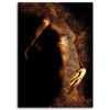 Canvas Print Naked Woman Gold Dust