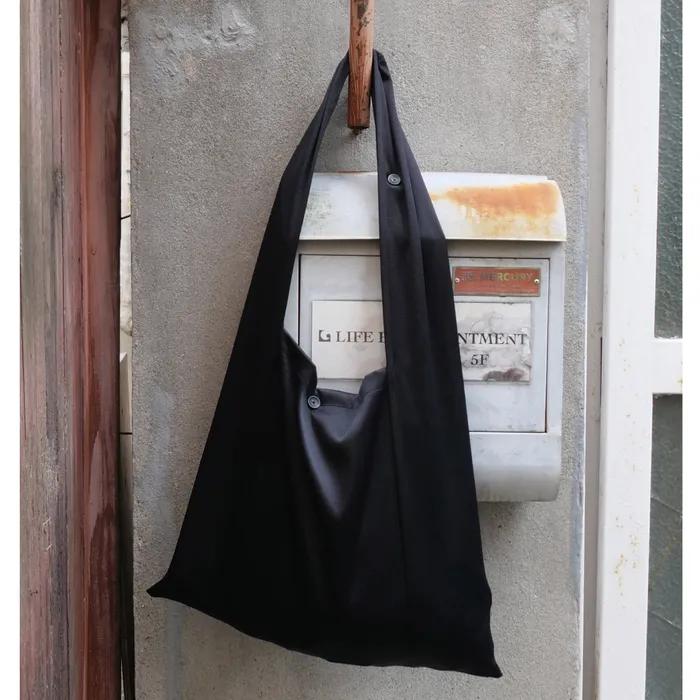 soie layer bag ( silky black )