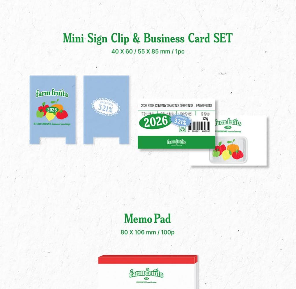 BTOB [farm fruits] 2026 SEASON'S GREETINGS