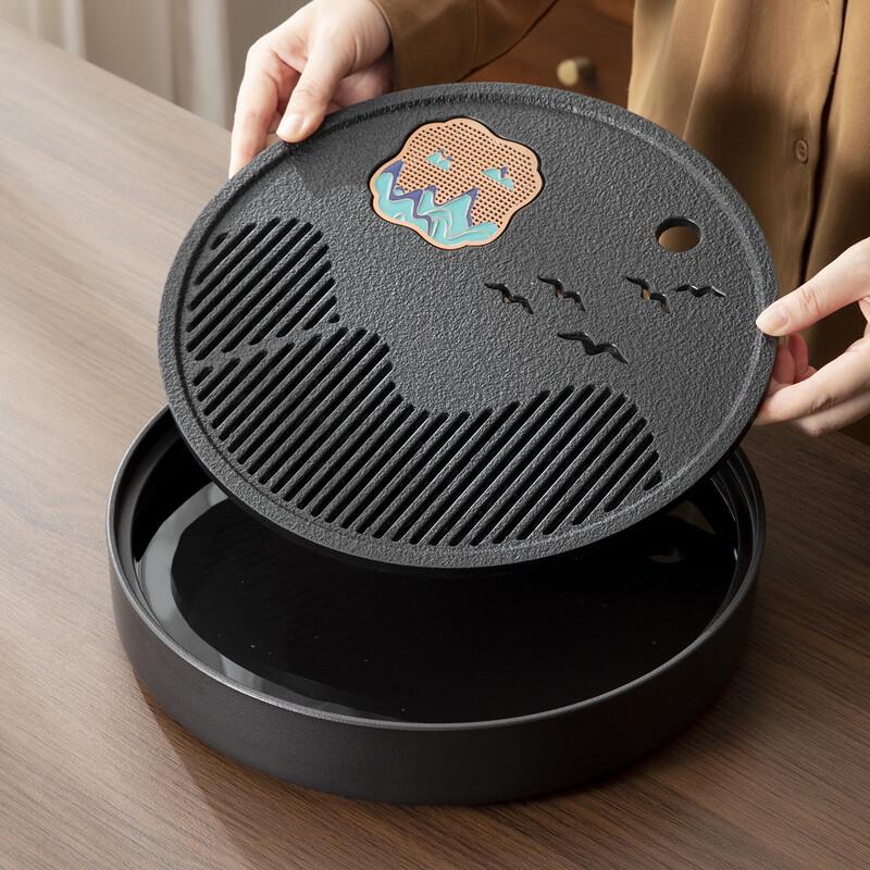 Round Water Storage Kung Fu Tea Tray