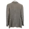 Emporio Armani Made In Italy Wool Tailored Jacket 38 Beige X Black Blazer Women Used