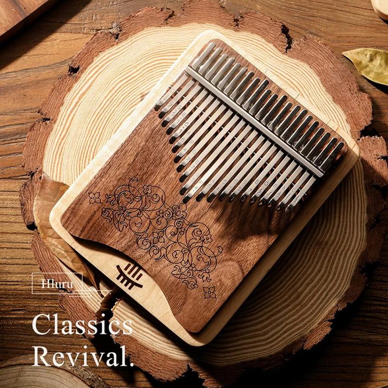 Kalimba 34 Keys Beginner Keyboard Instruments Black Walnut Kalimbas Professional Musical Device Fingers Piano Musical Instrumen Gift