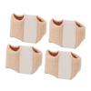 4Pcs Toe Straightener Double Hole Big Toe Separator Toe Stretcher Bunion Corrector for Overlapping