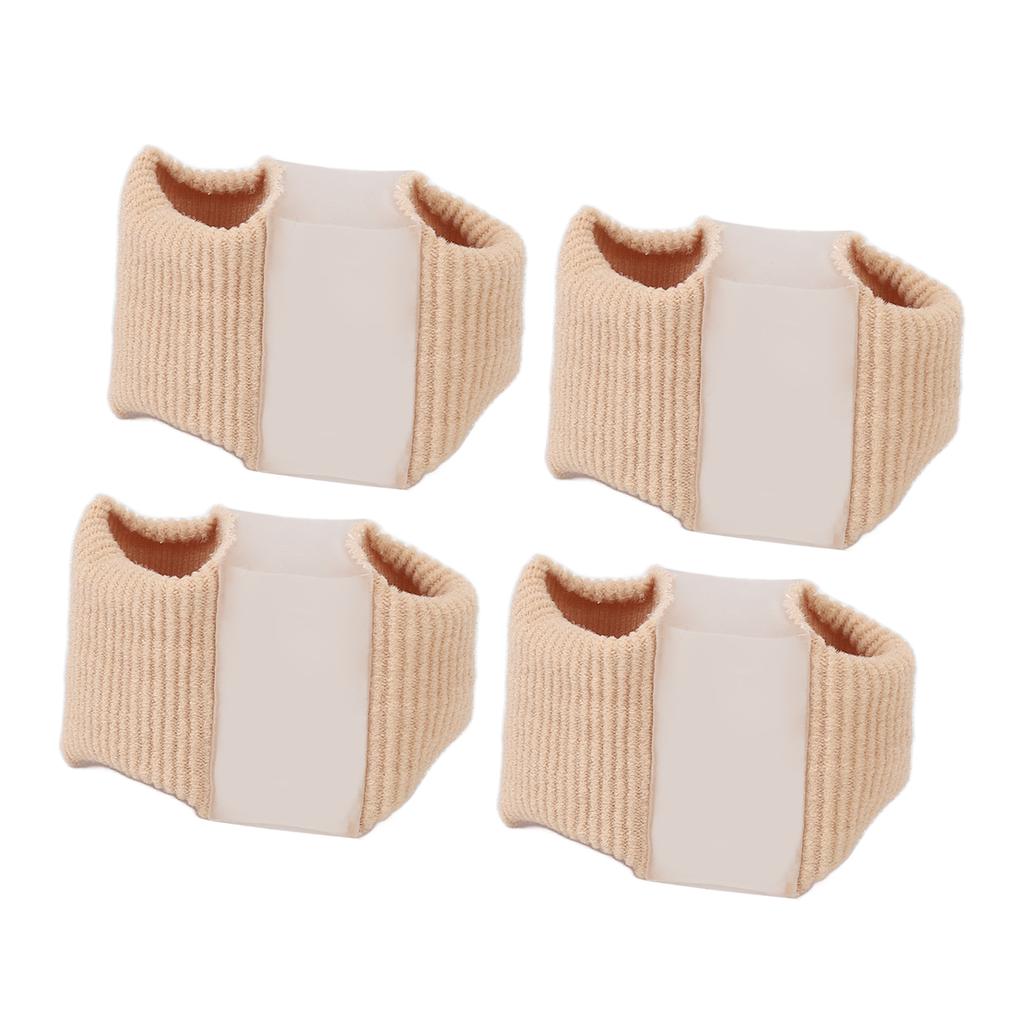4Pcs Toe Straightener Double Hole Big Toe Separator Toe Stretcher Bunion Corrector for Overlapping