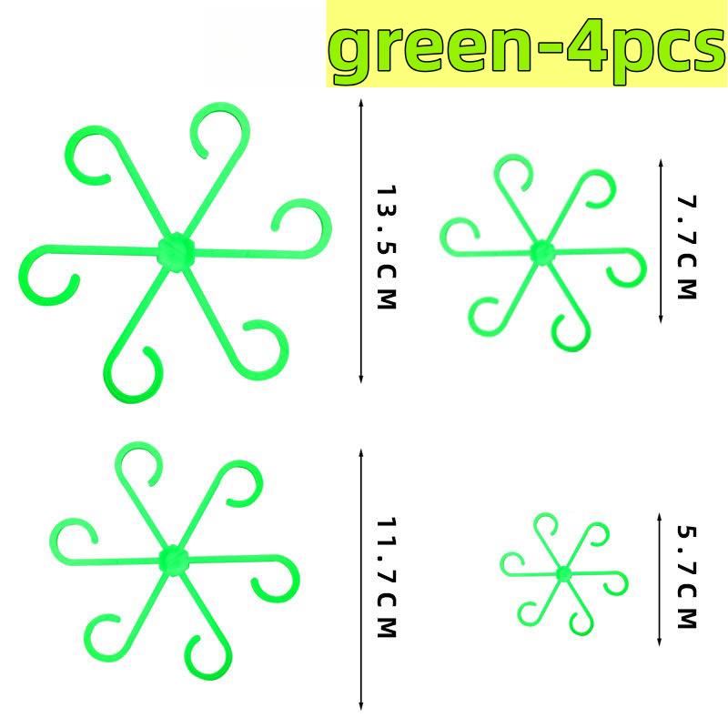 

Новый 4 шт. Зажим для фиксации растений Регулируемый пластиковый каркас для поддержки вьющихся растений Рамка для сбора цветов Овощи Сад Фруктовый сад Двор 4PCS-Set зелёный