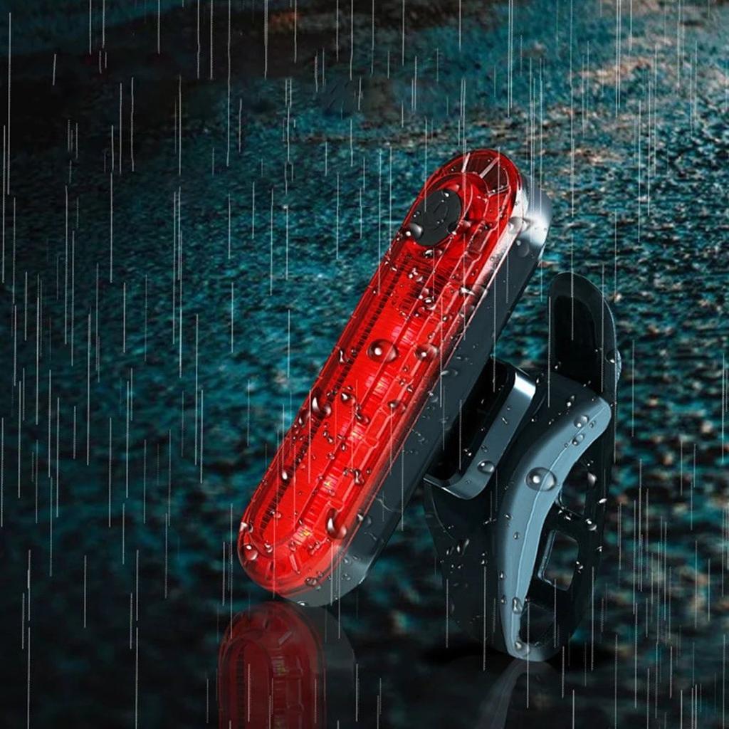 4-Mode USB Bike Light Red