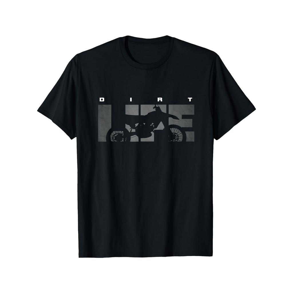 Dirt Bike Rider Graphic Tee Men Unisex Soft Cotton Crew Neck Motocross Dirt Sports Casual TShirt