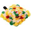 Interactive Dog Snuffle Mat With Treat Dispensing Design Durable Fleece Toy Mental Stimulation Stress Relief