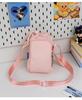 High-Value Universal Crossbody Drawstring Phone Bag for Women - Outdoor Sports, Water Bottle Holder, Simple Square Design