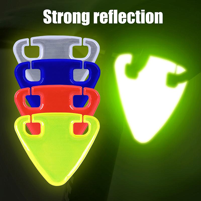 1PC Saftety Mark Bicycle Rim Frame Reflector Bicycle Reflective Stickers Secure Warning Strip Car Motorcyle Night