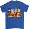 Thanksgiving Cats Dinner Feast Vintage Fall Design Unisex T-Shirt