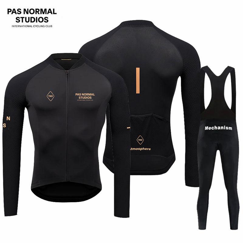 Cross-border Special PAS Long-sleeved Cycling Clothes Spring and Autumn Quick-drying Breathable Road Bike Clothes Mountain Bike Clothes Men's PNS