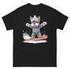 Miniature Schnauzer Dog Snowboarding Fun Snowboard Design T-Shirt