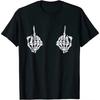 Skeleton Hands On Boobs Funny Spooky Halloween Costume T-Shirt
