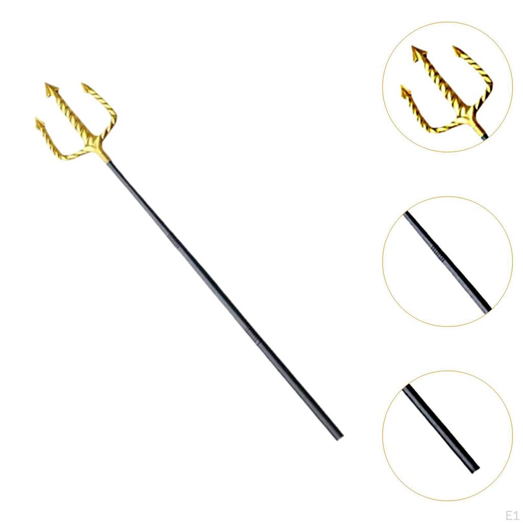 Trident kostiumo aksesuaras 48 colių dekoravimo dovanos Cosplay žaislas Poseidon Prop