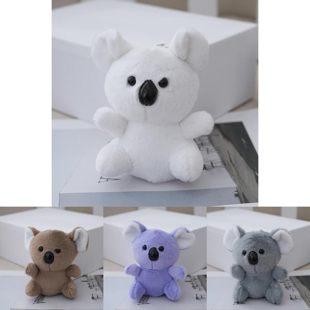 Adorable Cartoon Koala Plush Doll Cozy Soft Keychain Plush Toy For Collectors