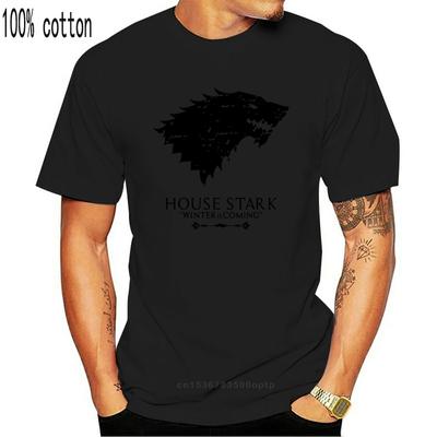 2023 Fashion Round Neck Best Selling Male Natural Cotton Shirt House Stark Inspired By Printed T-Shirt
