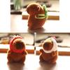 Stylish Capybara Keychain Stuffed Animal Keyring Ornament Adorable Plush Bag Pendant Accessories for Animal Lovers