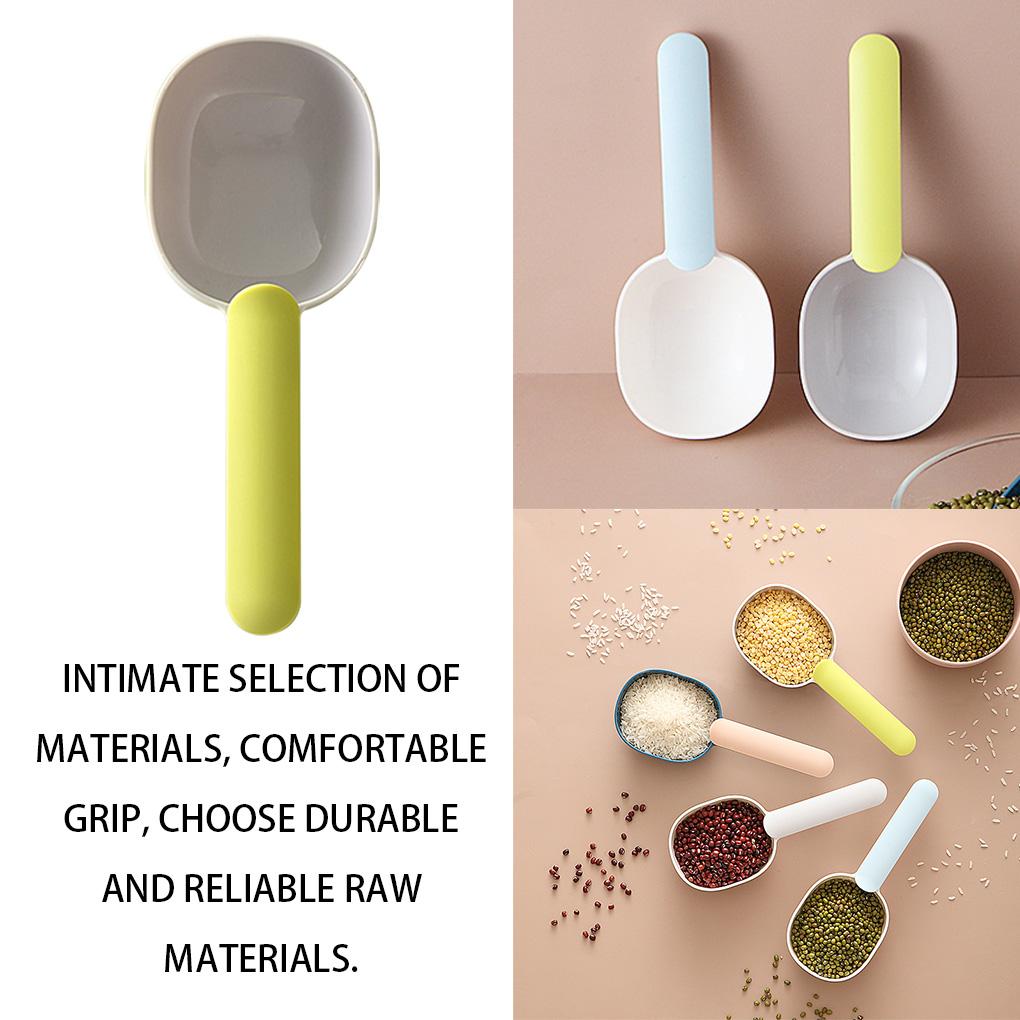 Portable Multi Functional Kitchen Rice Spoon Paddle Long Handle Scoop Cup