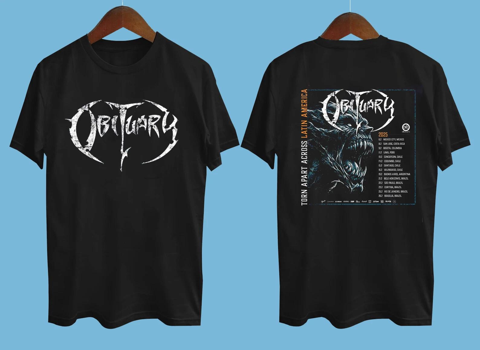 Obituary Band Dates Lists Tour Apart Across Latin America 2025 Shirt M