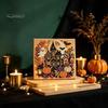 DIY Handmade Wall Hanging Decorations Halloween Christmas Faux Pearl Diamond Painting Kit, Rhinestone Art Craft Decor Set for Adults, Holiday