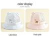 Adorable Bear Mesh Bucket Hat - Windproof & Sun Protective for Outdoor Play