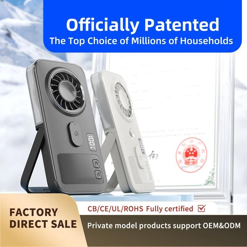 Mini Portable Handheld USB Rechargeable Misting Fan Digital Display Humidifier Outdoor Personal Air Cooler Ventilador Portátil
