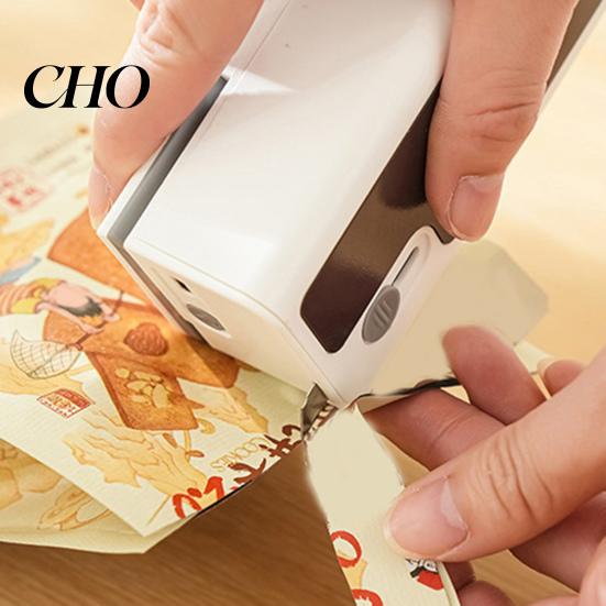 Sigillatrice a Caldo per Sacchetti di Plastica Mini Sealer, Macchina Ricaricabile con Display LED di Alimentazione, Regolabile a 8 Livelli, Portatile e Taglierina, Richiuditore per Patatine