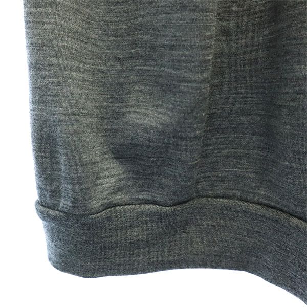 DUVETICA Made In Japan Wool Long Sleeve T-shirt Gray Cut Men's Used
