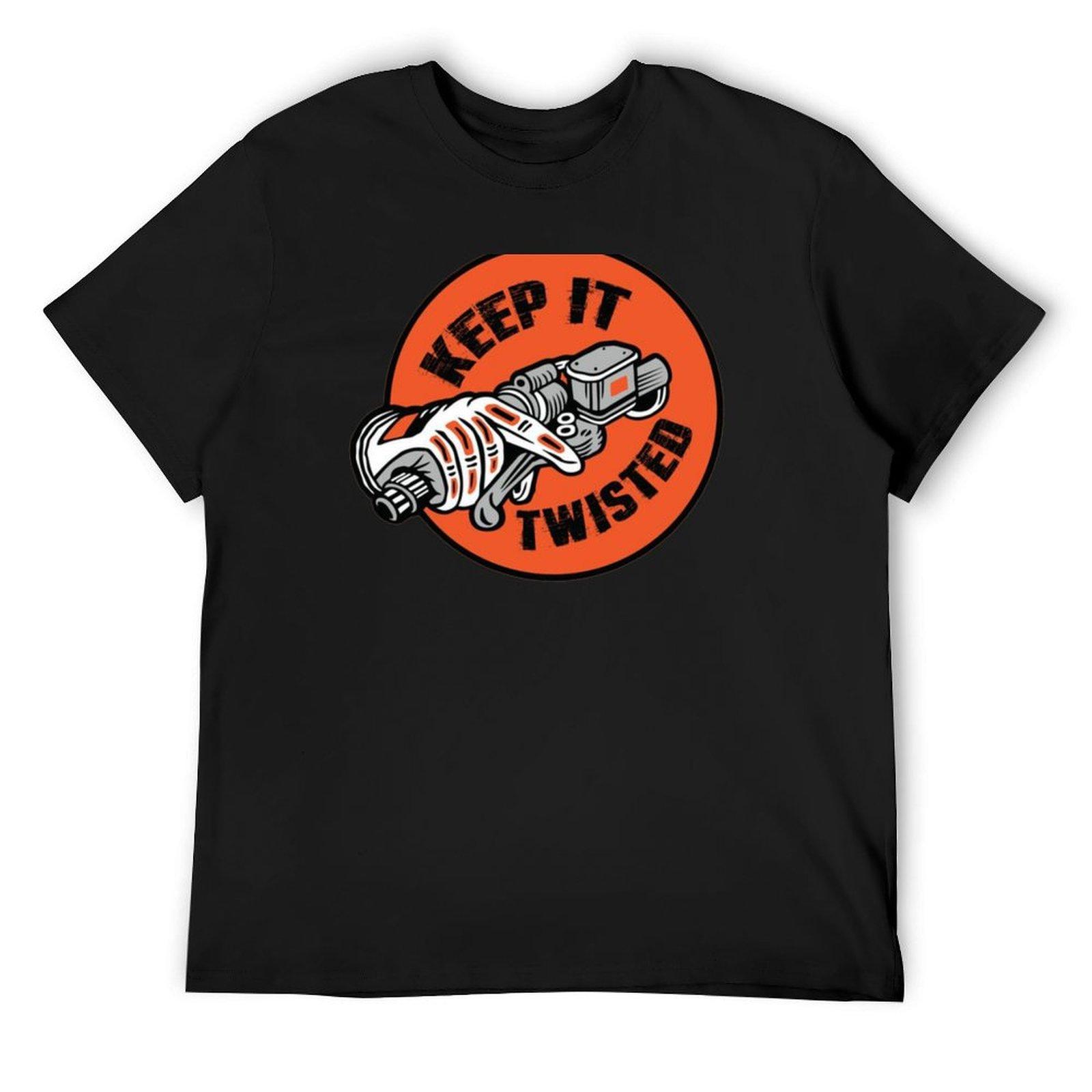 

Keep IT Twisted T-Shirt graphic t shirt vintage Aesthetic clothing plus sizes quick drying mens graphic t-shirts pack 4XL
