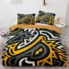 Tribal Duvet Cover Set Secret Tribe Pattern In Bohemian Style Decorative Polyester Bedding Set with Pillowcase King Queen Size