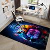 1Pc game theme Printed circular carpet, home door mat, outdoor travel protection carpet B9