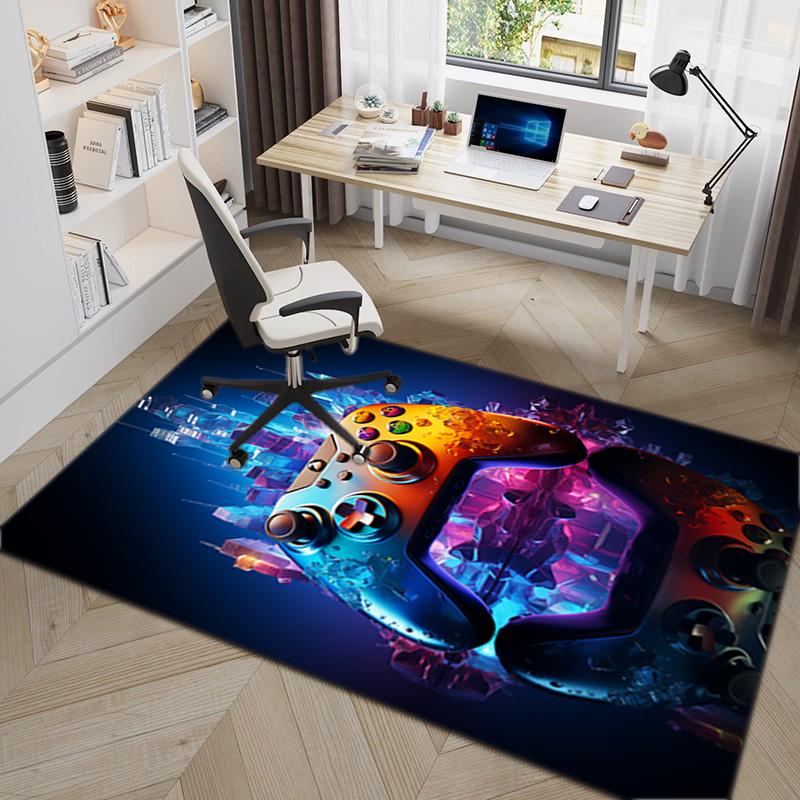 1Pc game theme Printed circular carpet, home door mat, outdoor travel protection carpet B9