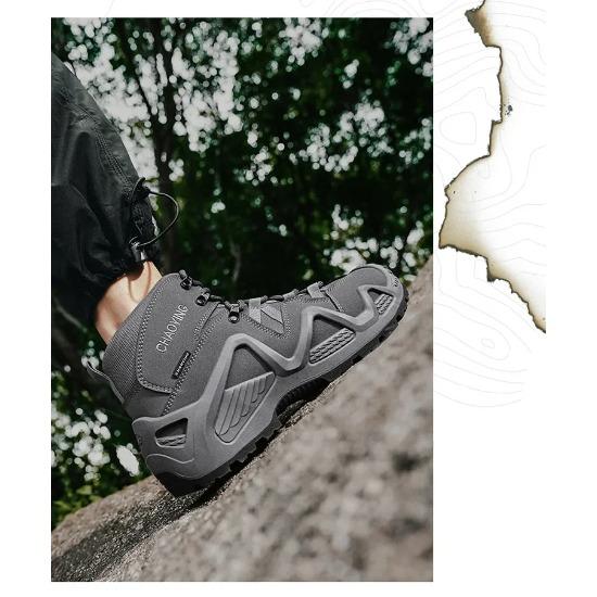 Climbing Hiking Shoes Ankle Men Outdoor Boots Men Tactical Boots Army Mens Military Desert Waterproof Work Safety