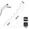 KADAX Aluminum Spiral Plant Pole 180cm 15pcs