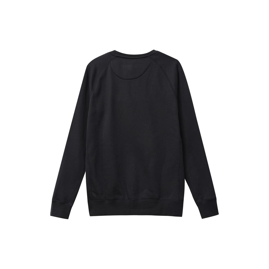 Jordan Air Jordan Fleece Thickened And Fleece Lined Thermal Sports Crew Neck Pullover Sweatshirt Winter Men's Black DC6716-010