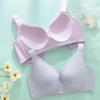 Underwear Women's Thin Style Strapless Bra with Converged and Adjustable Anti Drop Bra CDE